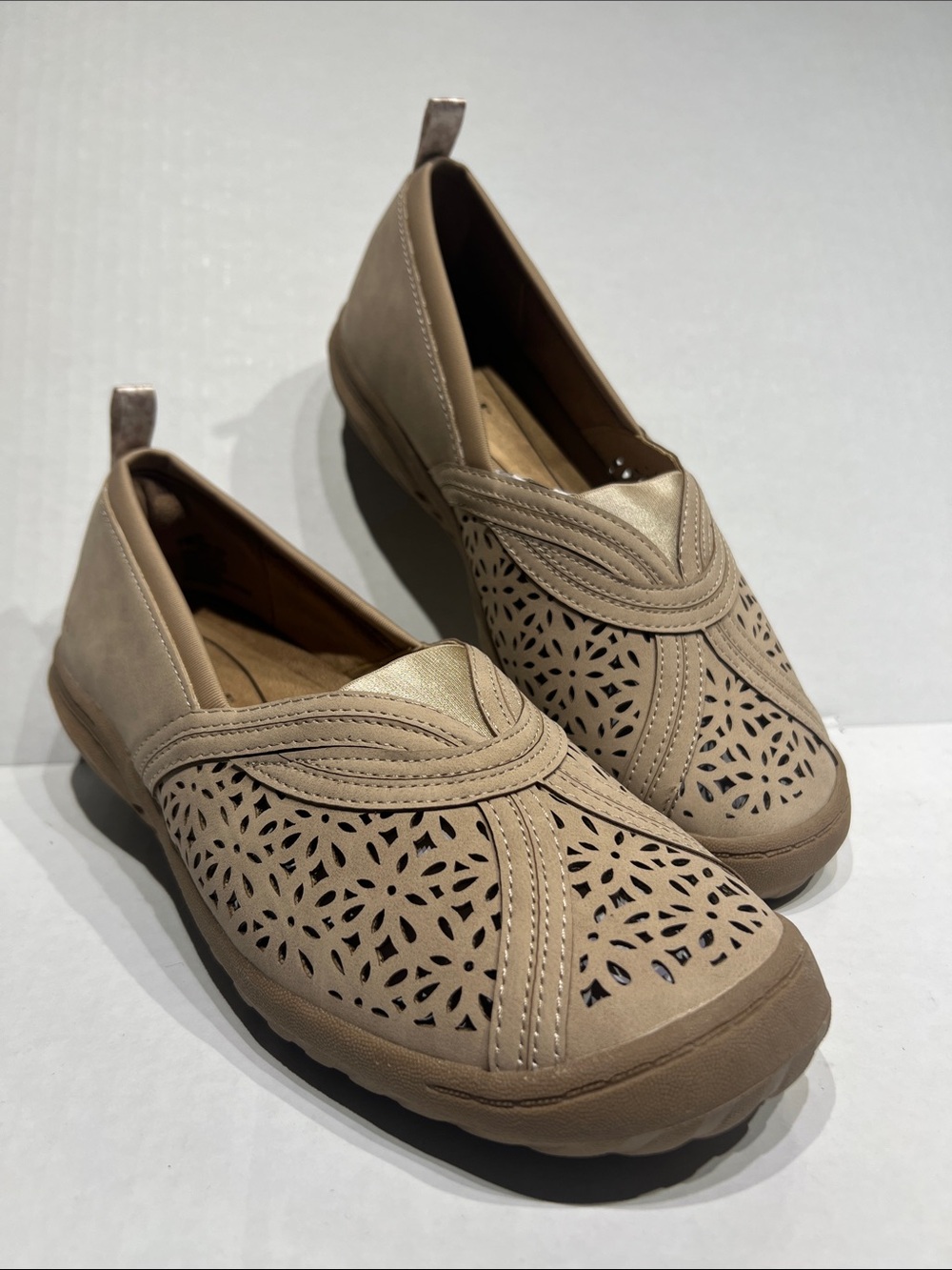 JBU Florida Women's Casual Step-In Shoe Blush Sz 7W